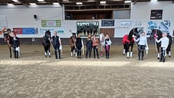 Siegerehrung beim Bodenarbeitsturnier im Reit-, Zucht- und Fahrverein Jagdfalke Brünen in Hamminkeln/Nordrhein-Westfalen