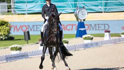 Andreas Helgstrand in der Dressurprüfung der FEI European Championships 2023