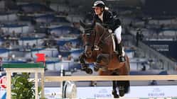 Janne Friederike Meyer-Zimmermann, Global Champions Tour of Shanghai, Springreiten, Springen Janne Friederike Meyer-Zimmermann zur Longines Global Champions Tour Shanghai über dem Sprung