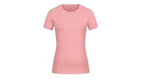 Equiva Shop, ELT, T-Shirt, Reitbekleidung, T-Shirt zum Reiten, rosa T-Shirt, Freisteller T-Shirt, Produktbild Reitbekleidung rosa T-Shirt von ELT mit Logo