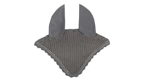 Equiva Shop, Fliegenmütze Pferd, Fliegenhaube, Cavallo Fliegenhaube, Fliegenmütze Freisteller Graue Fliegenmütze von Cavallo als Freisteller