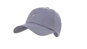 Equiva Shop, Basecap, Reitcap, Cavallo Reitmode, Reitbekleidung, Sonnenschutz, Reiten im Sommer, Produktbild graues Reitcap von Cavallo als Freisteller
