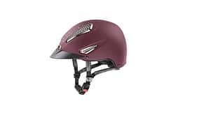 Uvex Reithelm in Burgundy mit Glitzer-Details