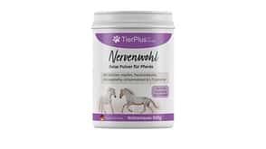 TierPlus, Nervenwohl, Ashwaganda, Passionsblume, Baldrian, Zusatzfutter, Produkte, Amazon Prime Days, Angebote, Pferdepflege, Equipment TierPlus Nervenwohl Relaxpulver für Pferde als Freisteller