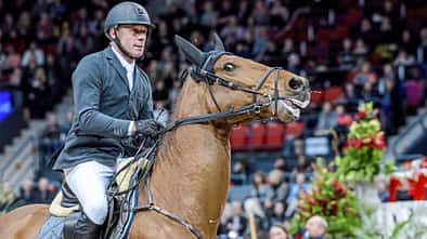 Paul Estermann im Springparcours