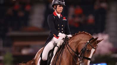 Charlotte Dujardin, Olympische Spiele 2020, Tokyo, Dressur, Dressurreiten, Turnier, Dressurpferd Charlotte Dujardin bei den Olympischen Spielen in Tokyo 2020
