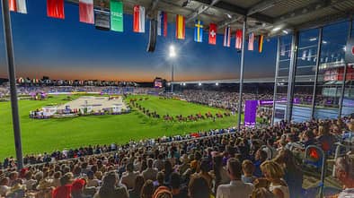 AACHEN - FEI World Championships 2026: Zuschauertribüne zur Eröffnungsfeier