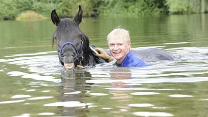 CAV Wasser Wasser-Training Stefan Valentin Horsemanship_23