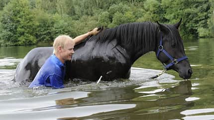 CAV Wasser Wasser-Training Stefan Valentin Horsemanship_22