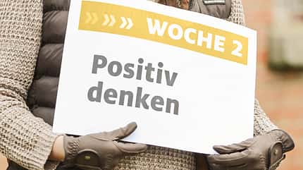 CAV SchildPositiv denken CAV SchildPositiv denken