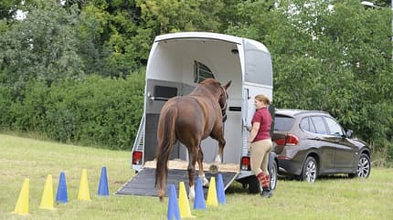 CAV Cavallo Cup Anne Windhager Verladen Hänger MS CAV Cavallo Cup Anne Windhager Verladen Hänger MS