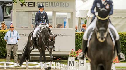 CAVALLO Abreiteplatz beim CHIO in Aachen