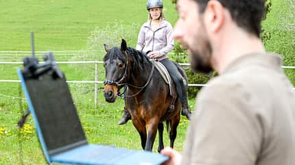 CAVALLO Druckmessung Filzsättel Druckmessung Filzsättel