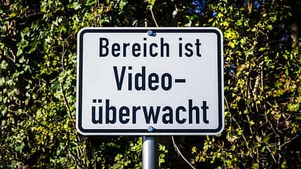 CAVALLO Überwachungskameras, Schild mit Videoüberwachung CAVALLO Überwachungskameras, Schild mit Videoüberwachung