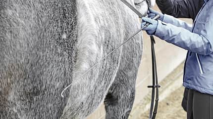 Gertenhaltung bei der Handarbeit