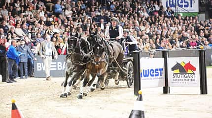 German Masters: Bei den Vierspännern geht es rasant zu