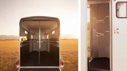 Cheval Liberté große Sattelkammer zwei Türen Der neue Cheval Liberté hat eine große Sattelkammer