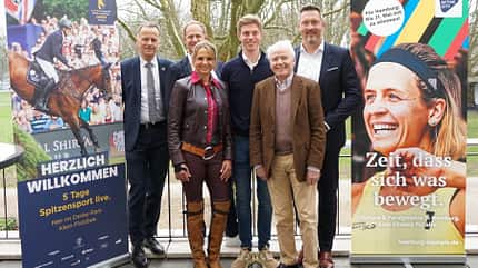 Derby Hamburg, Pressekonferenz, Dorothee Schneider, Alexander Rath, Turnier Pressekonferenz zum Hamburger Derby 2026
