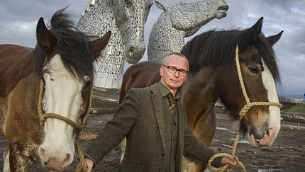 CAV Pferde-Skulptur The Kelpies Schottland