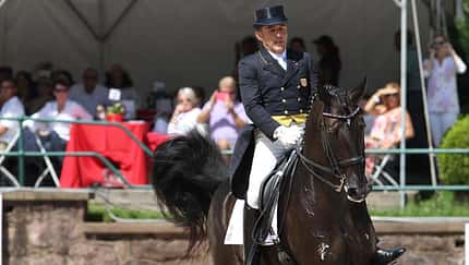 Cesar Parra beim FEI Grand Prix in New Jersey 2014.
