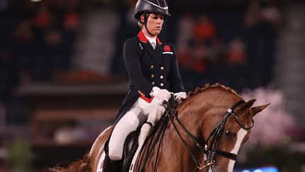 Charlotte Dujardin bei den Olympischen Spielen in Tokyo 2020