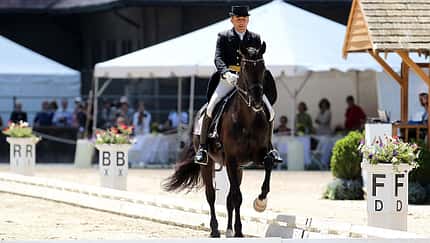 Cesar Parra im Dressurviereck zum Festival of Champions