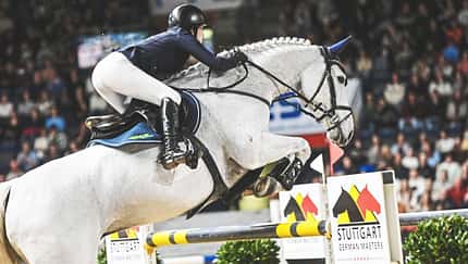 Springen bei den German Masters in Stuttgart