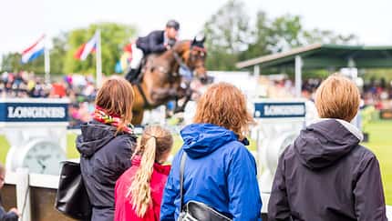 Das Interesse an Reitturnieren ist gesunken.