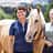 Regina Fuchsberger, Maja Fuchsberger, Palomino, Reitschule, Reitunterricht, Reiterhof am Waldrand Stockheim Regina und Maja Fuchsberger mit Pferd im Porträt