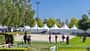Sloth Nadja Aaboe, Laudrup - Dufour Cathrine, Kruth Carina Cassoe, Bachmann Daniel, DEN, Dressur, Dressage, Reitstadion Soers, Aachen, Reiten, Reitsport, Equestrian, Dressurreiten, Reit-WM, FEI Dressage World Championship, Familiarization, Training AACHEN - FEI World Championships 2026: Blick auf einen der Trainingsplätze.