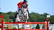 Christian Kukuk auf Checker im Parcours zu den Olympischen Spielen 2024 in Paris