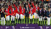 AACHEN - FEI World Championships 2026: Team Germany
EHNING Marcus (GER), HINNERS Sophie (GER), DEUSSER Daniel (GER), VOGEL Richard (GER), BECKER Otto (Bundestrainer) zur Medaillenvergabe 