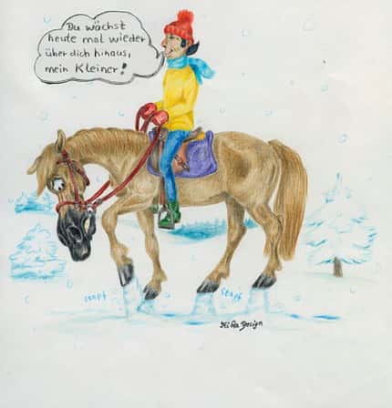 CAV Cavallo-Cartoon Kirsten Marizy Cartoon Karikatur 03 CAV Cavallo-Cartoon Kirsten Marizy Cartoon Karikatur 03