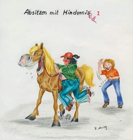 CAV Cavallo-Cartoon Kirsten Marizy Cartoon Karikatur 02 CAV Cavallo-Cartoon Kirsten Marizy Cartoon Karikatur 02